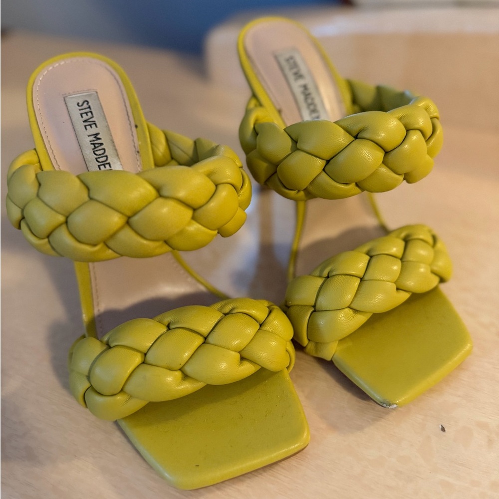 Steve Madden Women's Lime Braided Heels